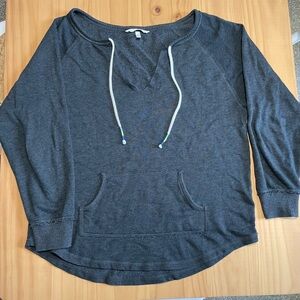 Victoria’s Secret, size Small: pullover sweatshirt with middle pocket, tassels